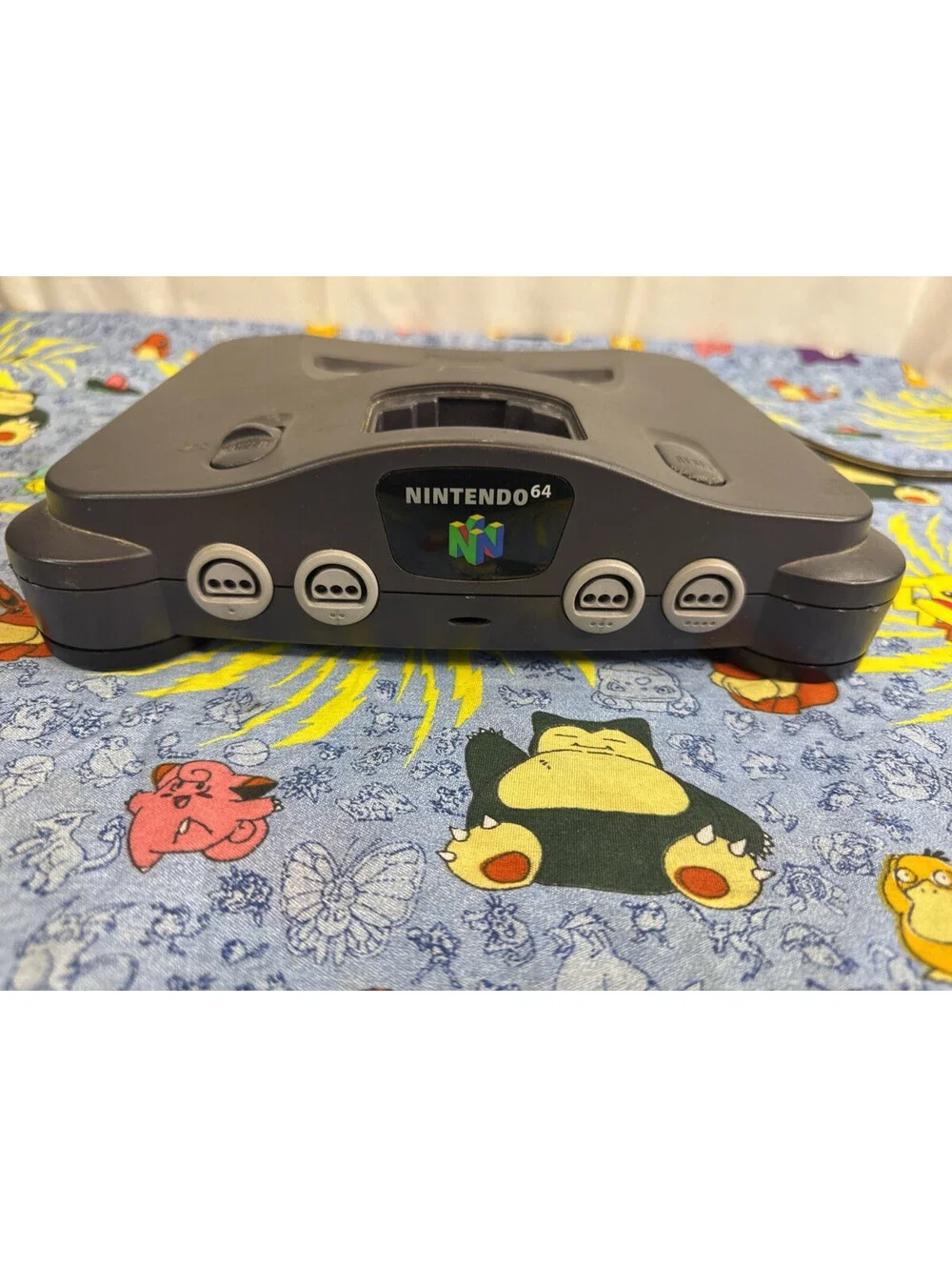 Nintendo 64 N64 Video Game Console Only NUS-001 - For Parts or Repair POWERS ON